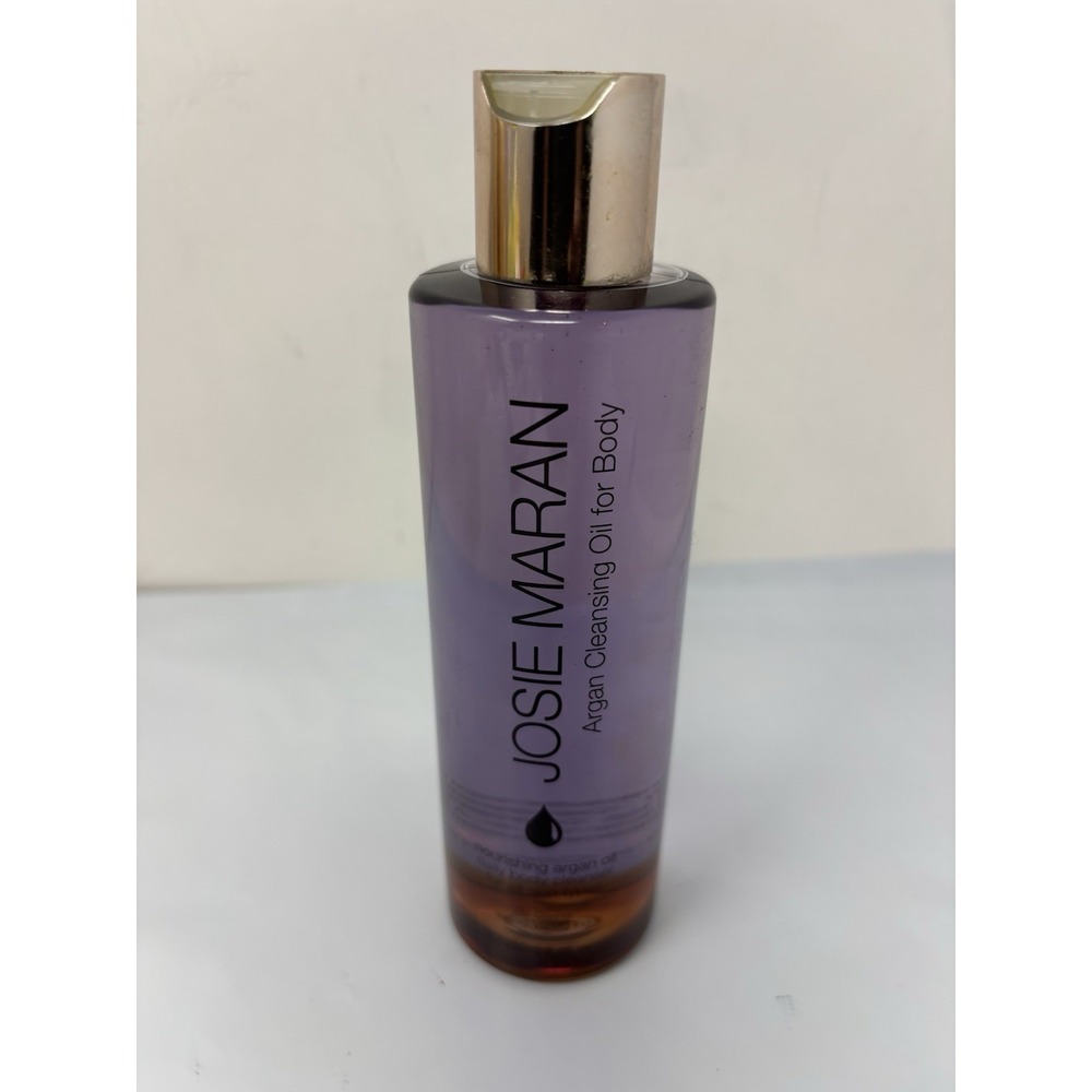 Josie Maran Argan Cleansing Oil for Body Warm Vanilla Fig 8.4oz New Sealed